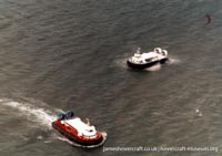 AP1-88 hovercraft promotional day by BHC -  (credit: The <a href='http://www.hovercraft-museum.org/' target='_blank'>Hovercraft Museum Trust</a>).